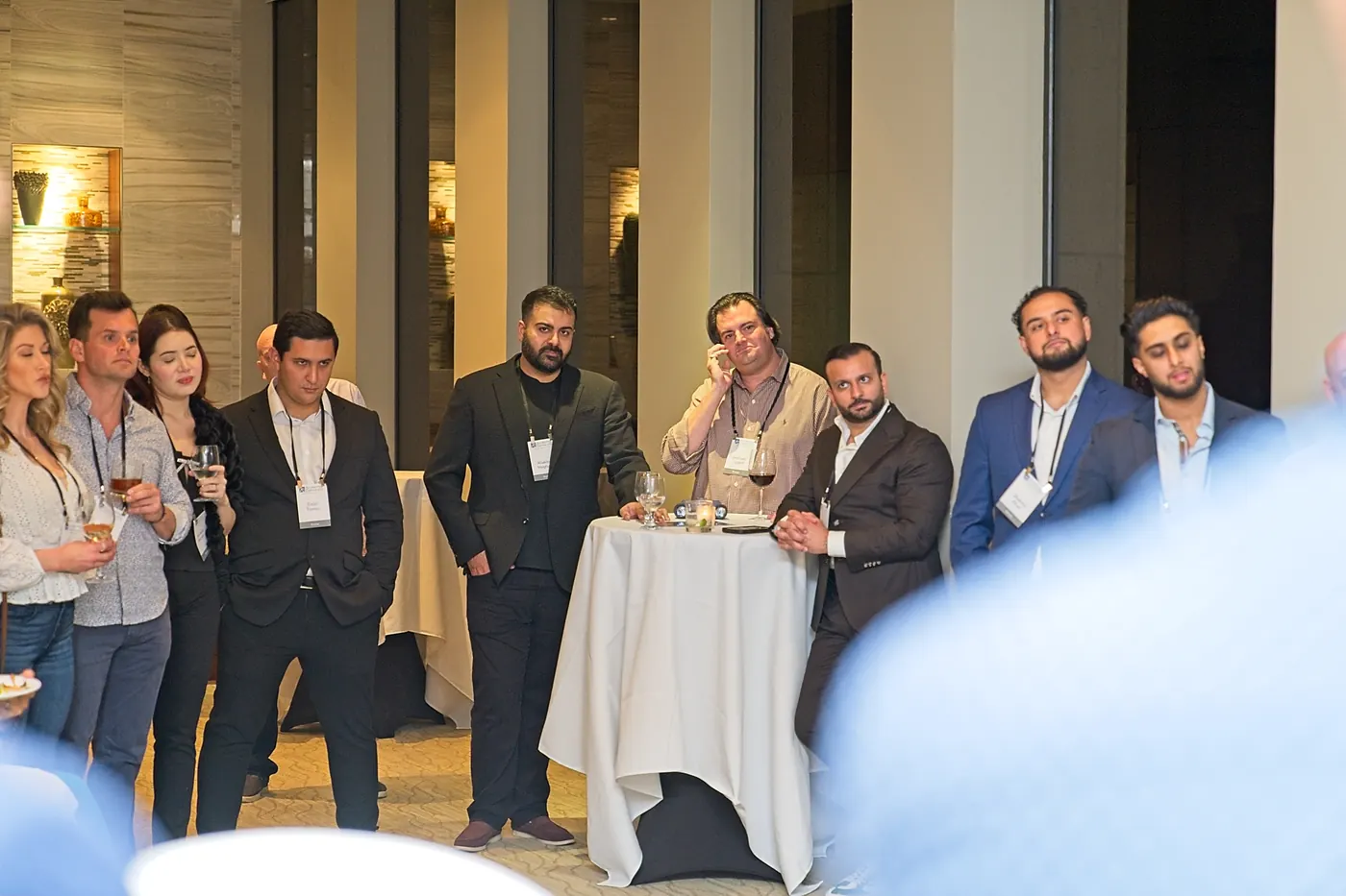 Guests listening at an Accredited Capitalists event in Houston